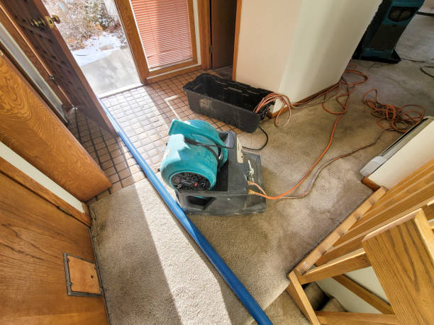 Water damage restoration process in Dalton, OH